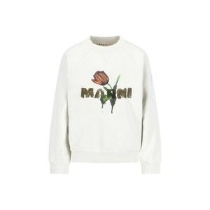 Marni Logo Crewneck Sweatshirt – Cream - NWT
